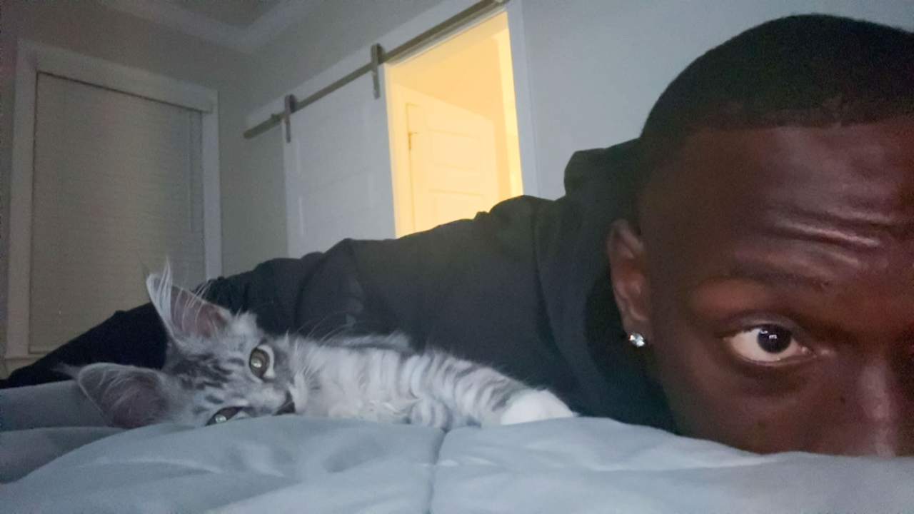 Nic Scourton and his pets getting to know the city of Charlotte 