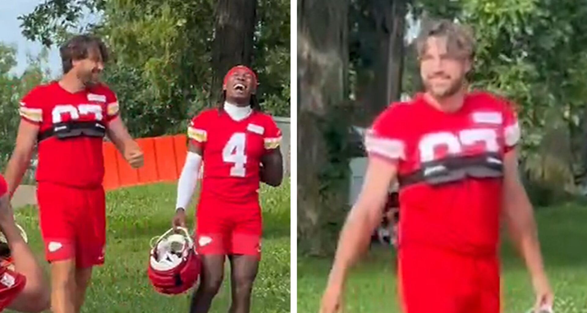 Travis Kelce Begins Chiefs Training Camp After Offseason With Taylor Swift