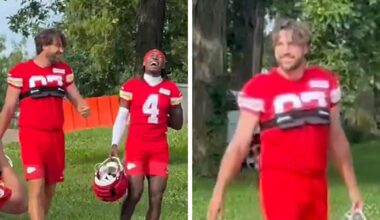 Travis Kelce Begins Chiefs Training Camp After Offseason With Taylor Swift