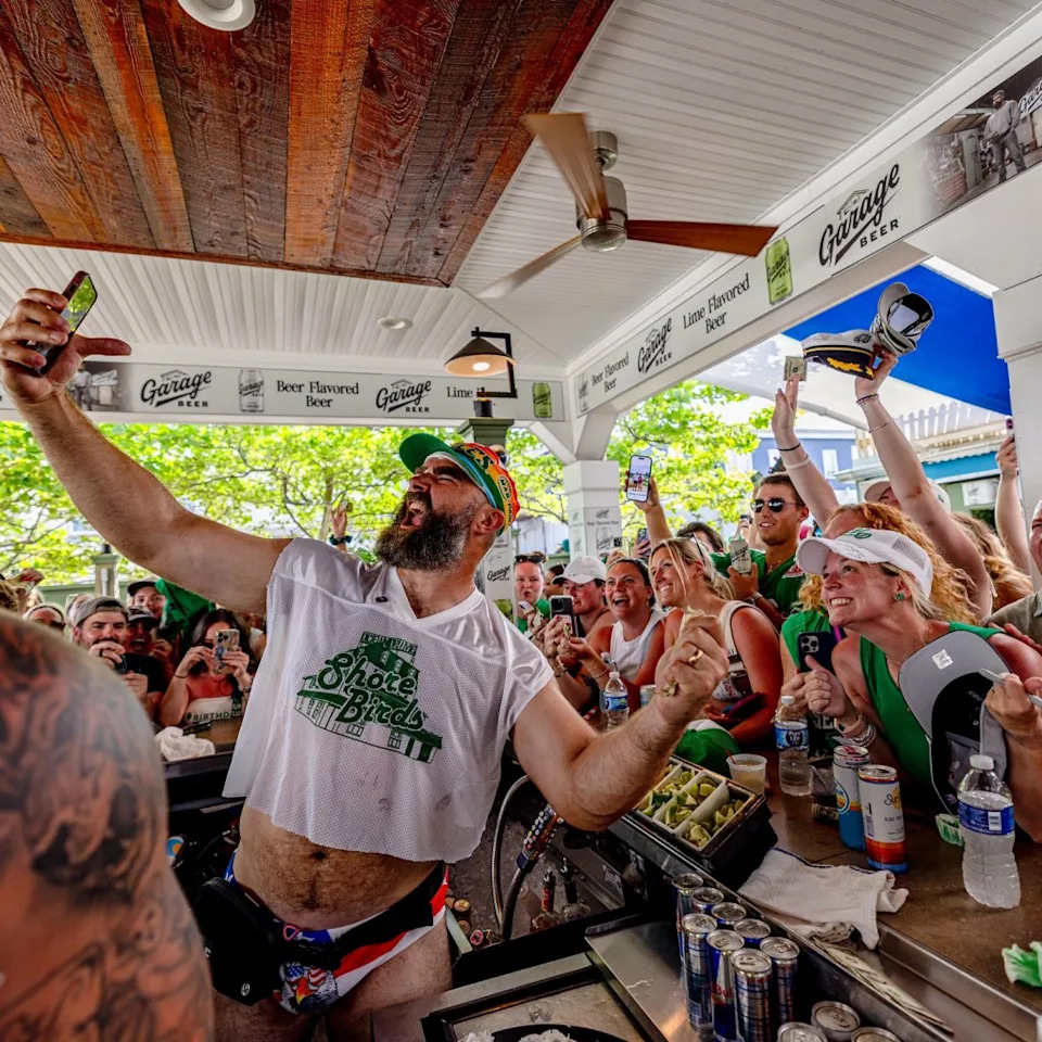 Jason Kelce faced backlash online after he shared a message about setting “aside our differences” while celebrating the Fourth of July. eaglesautism/Instagram