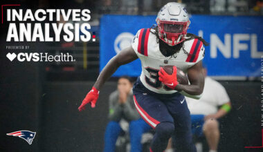 RB Rhamondre Stevenson Returns for Patriots vs. Jaguars at Wembley Stadium