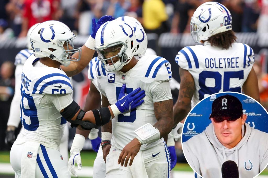 Colts captain 'had a conversation' with Anthony Richardson after 'tired' comment