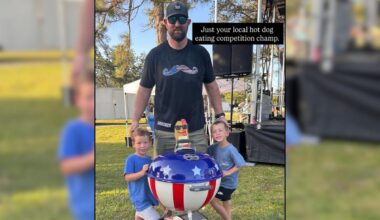 Detroit Lions’ Dan Skipper Claims Hot Dog Eating Contest Victory