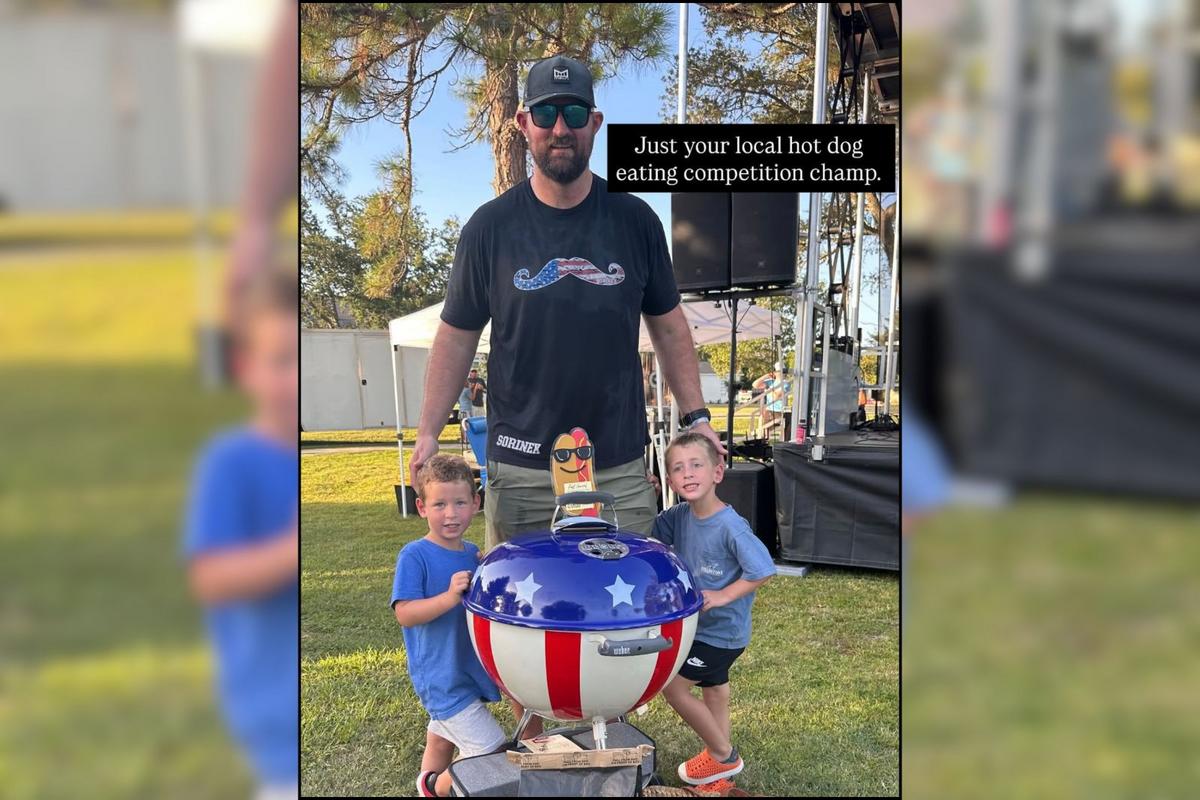 Detroit Lions’ Dan Skipper Claims Hot Dog Eating Contest Victory