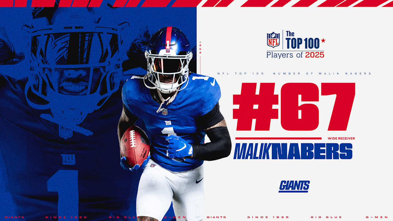 Malik Nabers debuts on NFL Top 100 Players