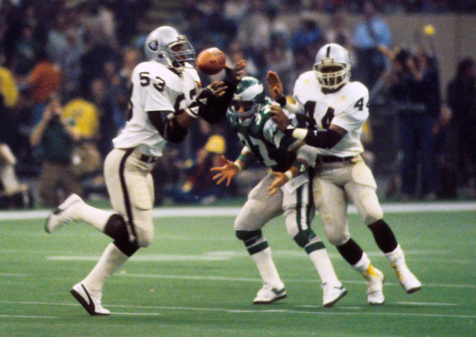 Most interceptions: 3 -- Rod Martin, Oakland Raiders, Super Bowl XV