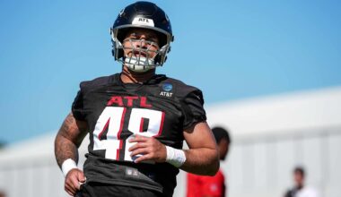 Bralen Trice returns to Falcons training camp 'like nothing happened'