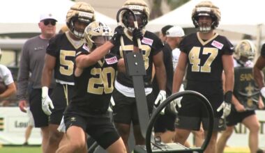Vibes high as Saints continue training camp