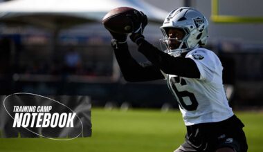 Training Camp Notebook 7/24: Jakobi Meyers comes alive in passing game - Raiders.com