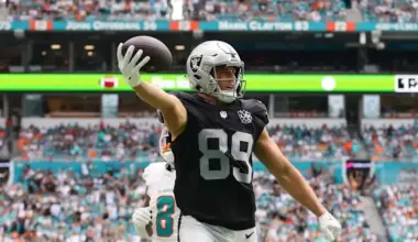 Las Vegas Raiders tight end Brock Bowers, Pete Carroll
