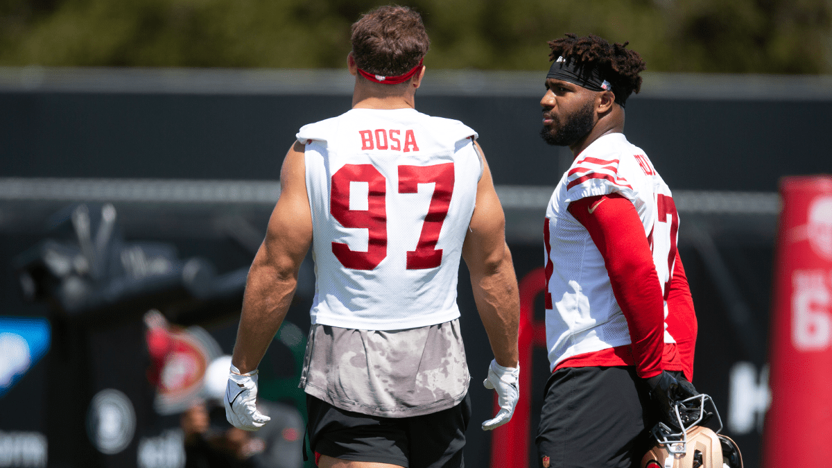 Bryce Huff hails two 49ers teammates as ‘freak athletes’ – NBC Sports Bay Area & California