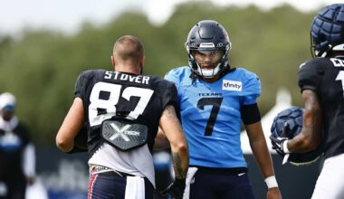 Harris Hits: Training Camp Day 7 Was Hot and Physical - Houston Texans