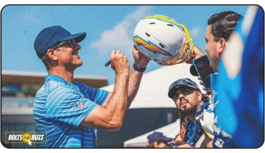 Jim Harbaugh's Best Mic'd Up Moments From Chargers Training Camp