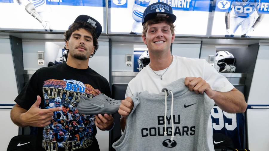 BYU Football Team Reports To Camp With New Gear