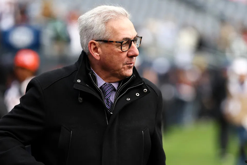 CHICAGO, ILLINOIS - NOVEMBER 17: ESPN reporter Sal Paolantonio walks on the field prior to an NFL football game between the Chicago Bears and the Green Bay Packers at Soldier Field on November 17, 2024 in Chicago, Illinois. (Photo by Kevin Sabitus/Getty Images)Kevin Sabitus/Getty Images
