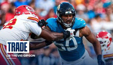 Seahawks Acquire Outside Linebacker Trevis Gipson In Trade With Jaguars, Pending Physical