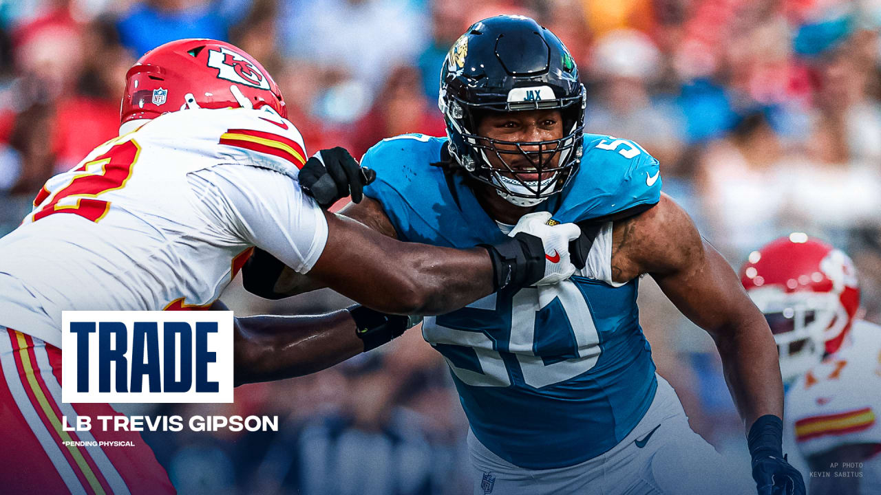 Seahawks Acquire Outside Linebacker Trevis Gipson In Trade With Jaguars, Pending Physical
