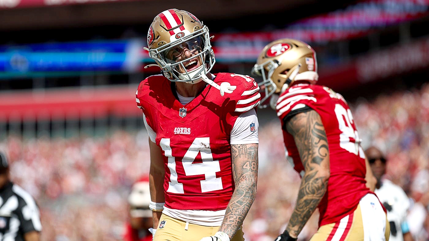 49ers announce injury designations for 8 players, including Brandon Aiyuk and Ricky Pearsall
