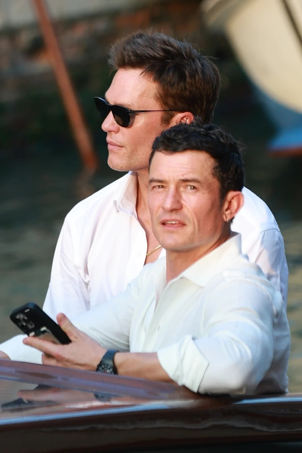 Tom was seen hanging out with Orlando Bloom during the multi-day celebration. affinitypicture / BACKGRID