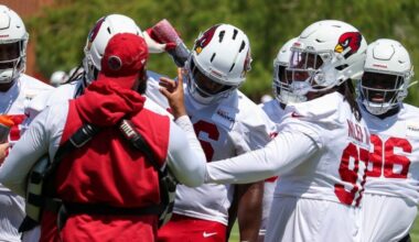 Cardinals training camp is right around the corner. There's a logjam at DL...