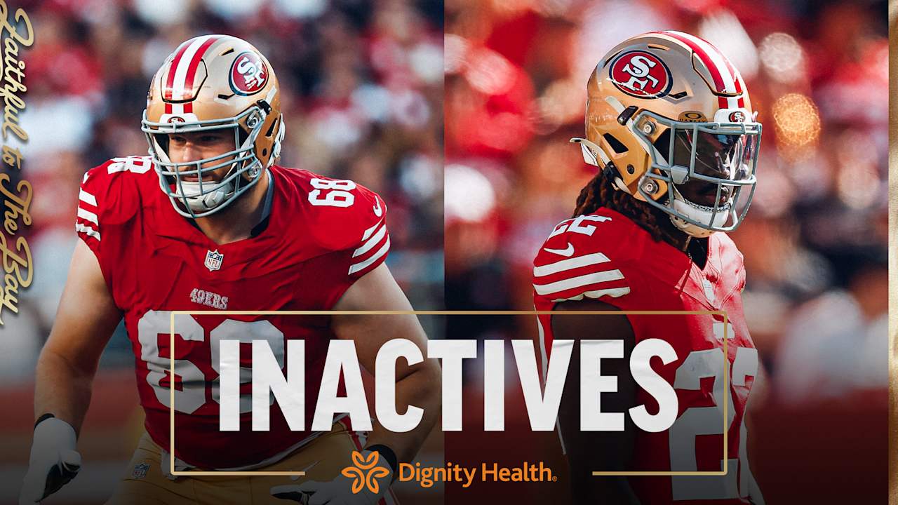 OL Colton McKivitz and S Ji'Ayir Brown Active for Week 17 vs. Lions; Inactives for #DETvsSF