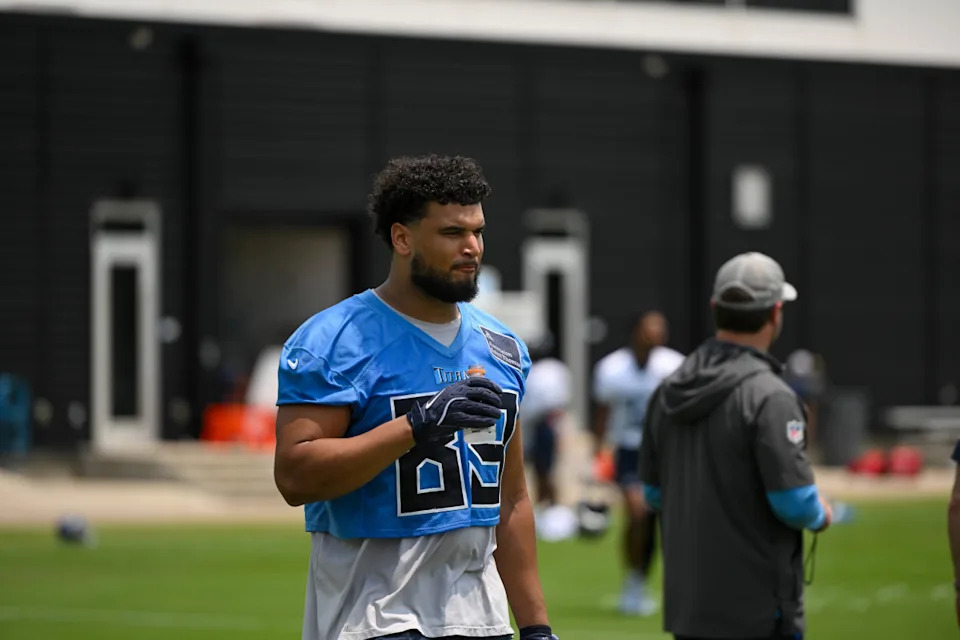 Tennessee Titans tight end Thomas Odukoya (89).Steve Roberts-Imagn Images
