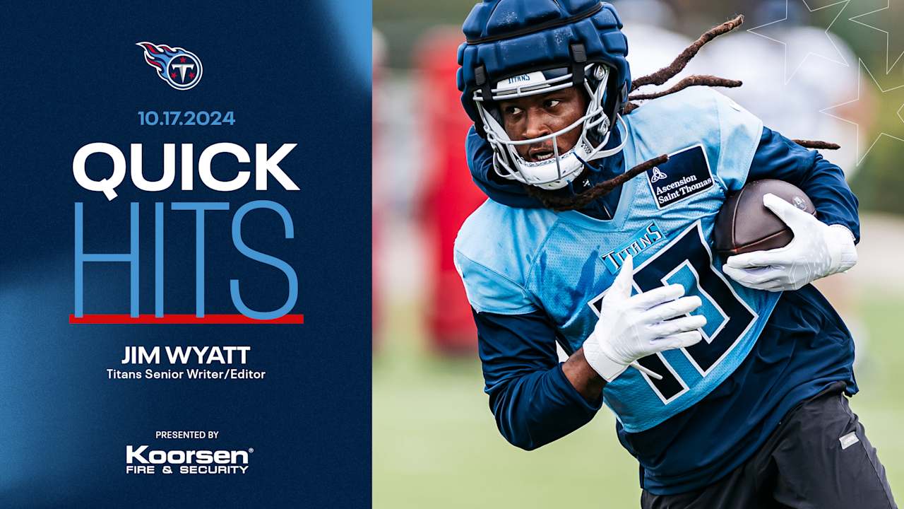 Quick Hits After Thursday's Titans Practice