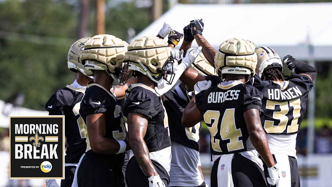 Saints reset after three high-energy days of camp