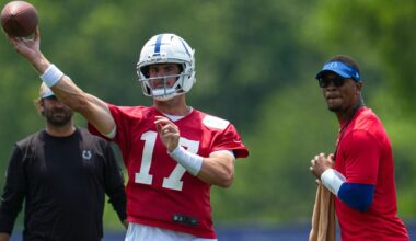 Colts quarterback takes 'significant lead' in starting spot race as $14m Daniel Jones and Anthony Richardson battle