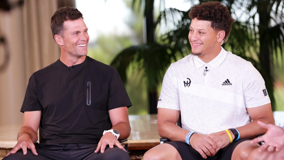 Tom Brady has been sharing wisdom with Mahomes