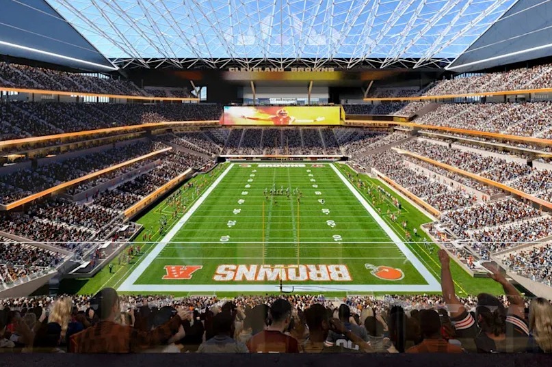 The Browns have hit a roadblock in hopes to build a domed stadium