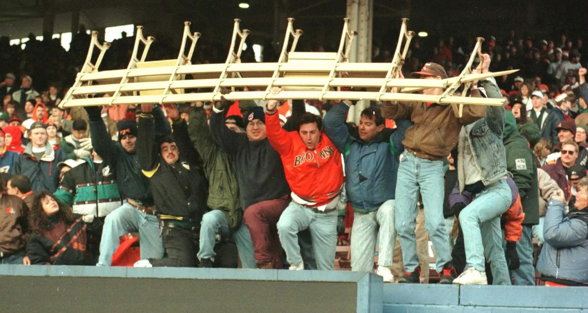 Browns' last game before divisive relocation saw furious Dawg Pound force refs to change ends with firecrackers