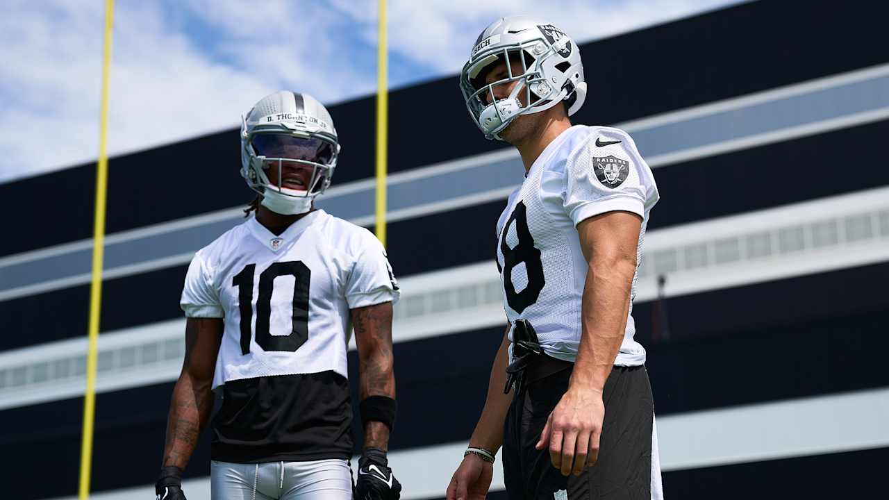 Rookie receivers Jack Bech and Dont'e Thornton Jr. are quickly catching up to speed