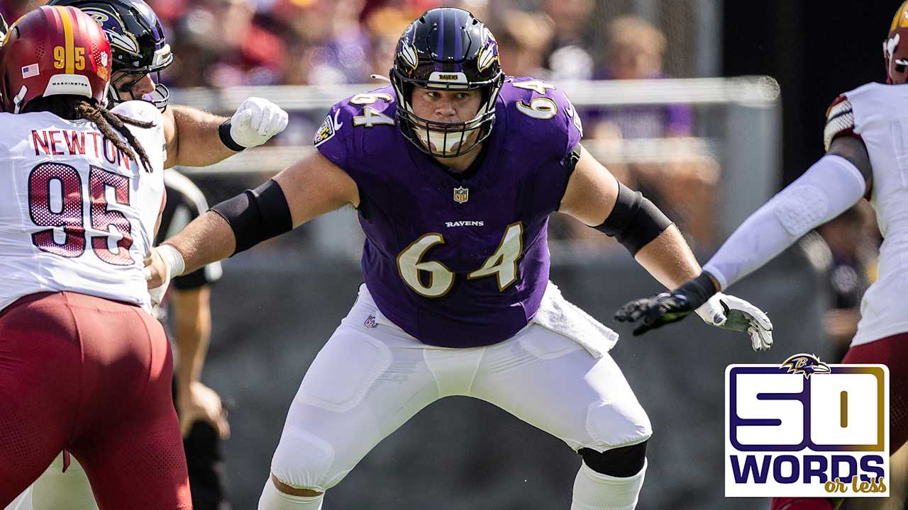 Tyler Linderbaum Is the Glue to Ravens’ Gelling Offensive Line