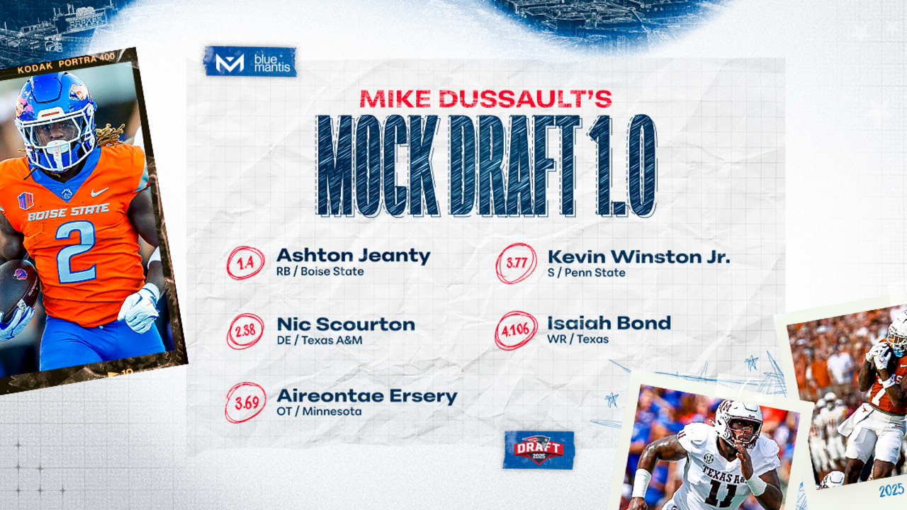 Patriots Land RB Ashton Jeanty at No. 4, Load Up on Young Talent