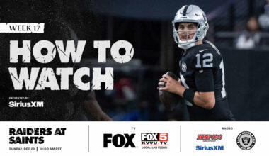 How to watch Las Vegas Raiders at New Orleans Saints on December 29, 2024
