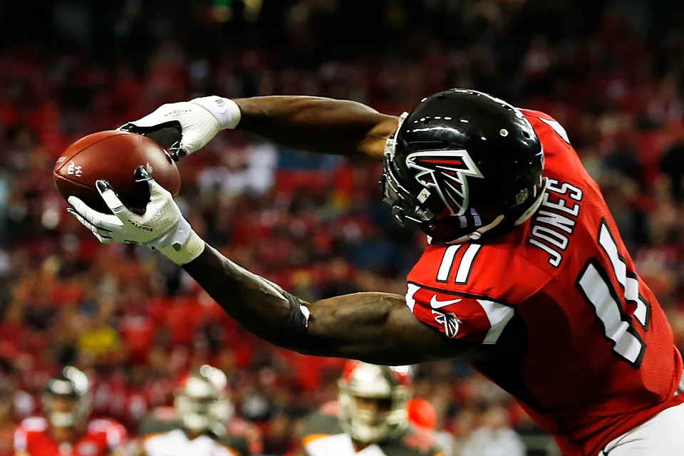The Falcons sent five draft picks away to trade up for Julio Jones. They won the trade. (Photo by Kevin C. Cox/Getty Images)