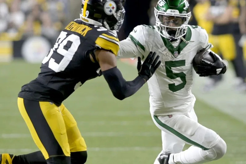 Safety Minkah Fitzpatrick (L) joined the Pittsburgh Steelers in a 2019 trade from the Miami Dolphins. File Photo by Archie Carpenter/UPI
