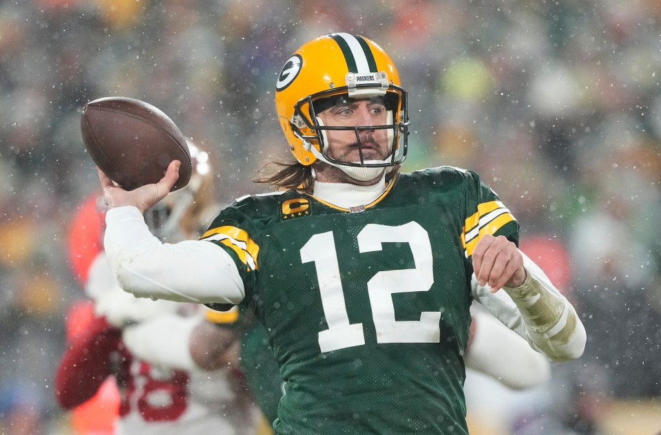 Rodgers won four MVP awards as he racked up the passes in Green Bay