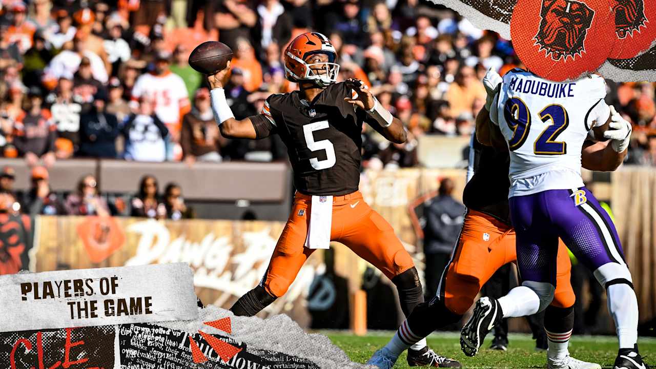 3 Players of the Game in Browns win over Ravens