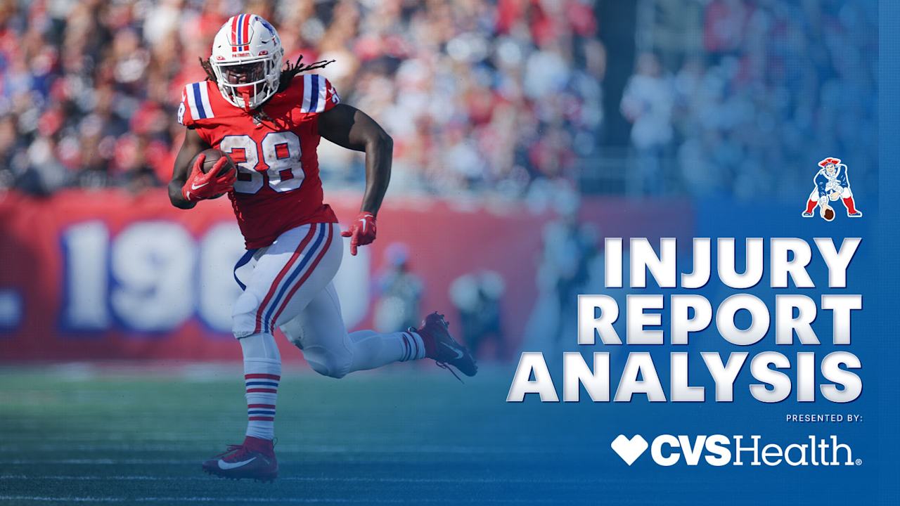 Patriots Rule Out RB Rhamondre Stevenson, List 11 Players as Questionable for Sunday's Game vs. Texans