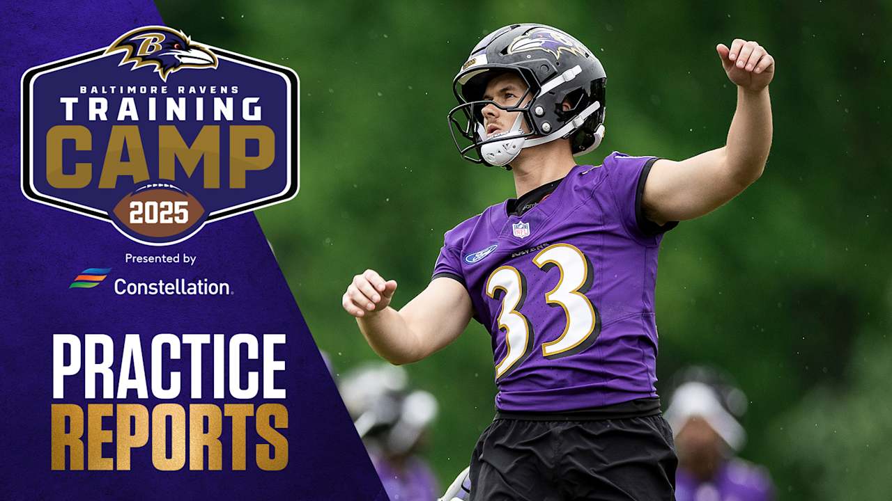 Tyler Loop’s Long Field Goals Highlight Perfect Day | Practice Report - Baltimore Ravens