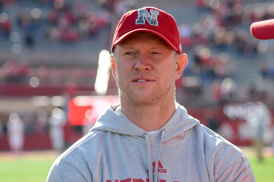 LINCOLN, NE - NOVEMBER 16: Head coach Scott Frost of the Nebraska Cornhuskers watches action before the game against the Wisconsin Badgers at Memorial Stadium on November 16, 2019 in Lincoln, Nebraska. (Photo by Steven Branscombe/Getty Images)Steven Branscombe&sol;Getty Images