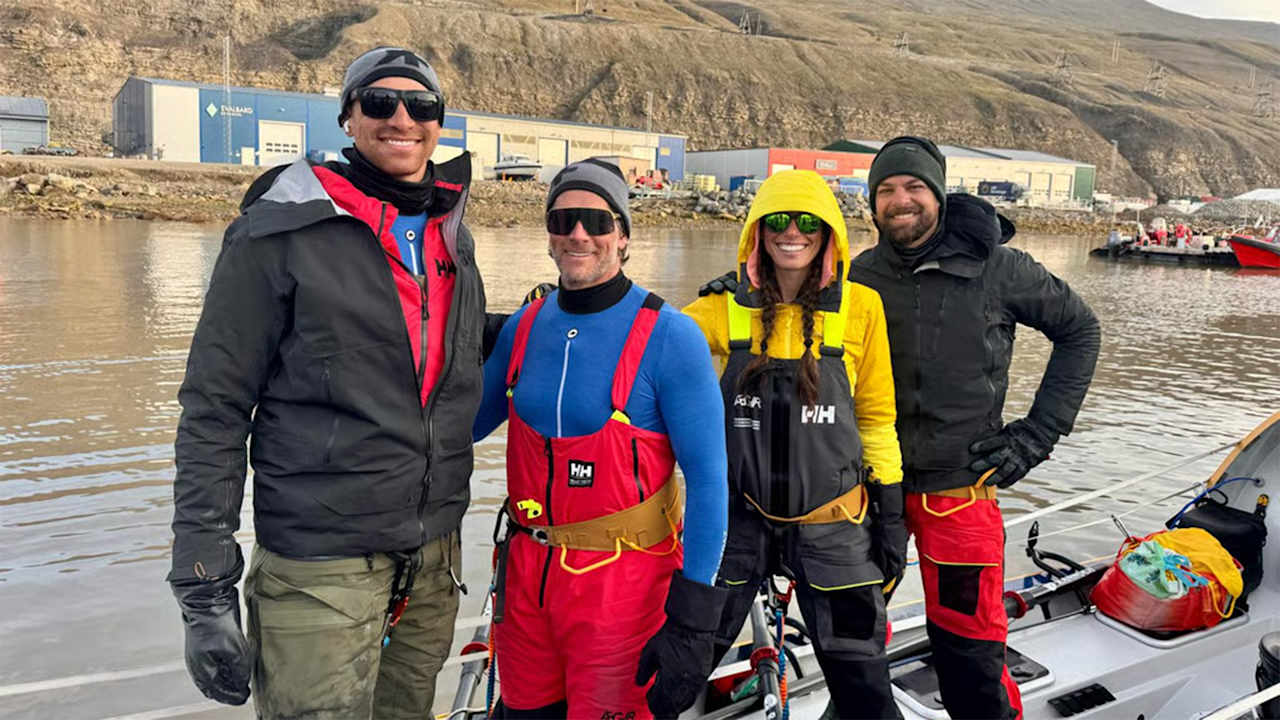 Jimmy Graham and rowing team complete the Arctic Challenge, rowing 584 miles in 10 days