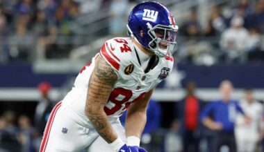 Giants TE Theo Johnson was in his 'groove' before season-ending injury, feels 'huge difference' in Year 2