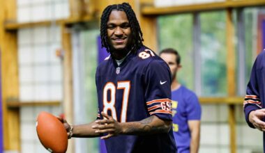 Bears rookie Luther Burden III inspired to give back to community