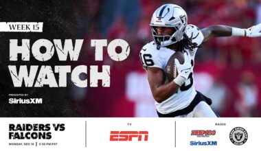 How to watch Las Vegas Raiders at Tampa Bay Buccaneers on December 8, 2024