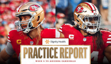 Fred Warner, George Kittle Questionable for Week 5 vs. Cardinals; Injury Report #AZvsSF