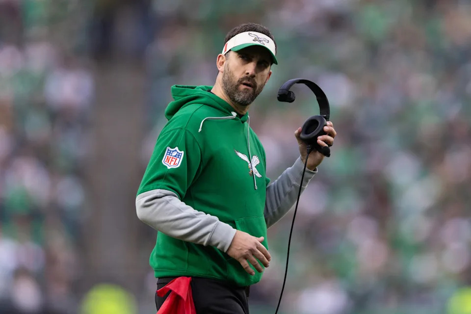 Philadelphia Eagles head coach Nick Sirianni© Bill Streicher-Imagn Images