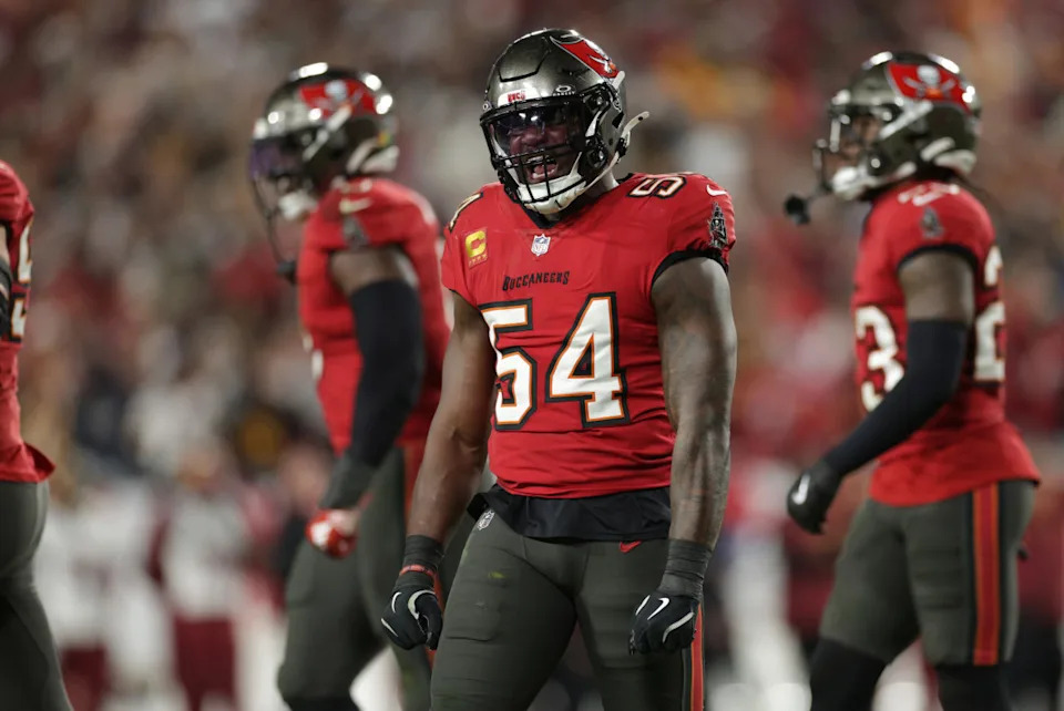 Tampa Bay Buccaneers linebacker Lavonte David (54).Nathan Ray Seebeck-Imagn Images